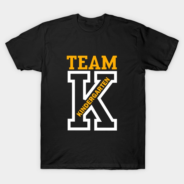 Team Kindergarten Teacher T-Shirt by Issaker